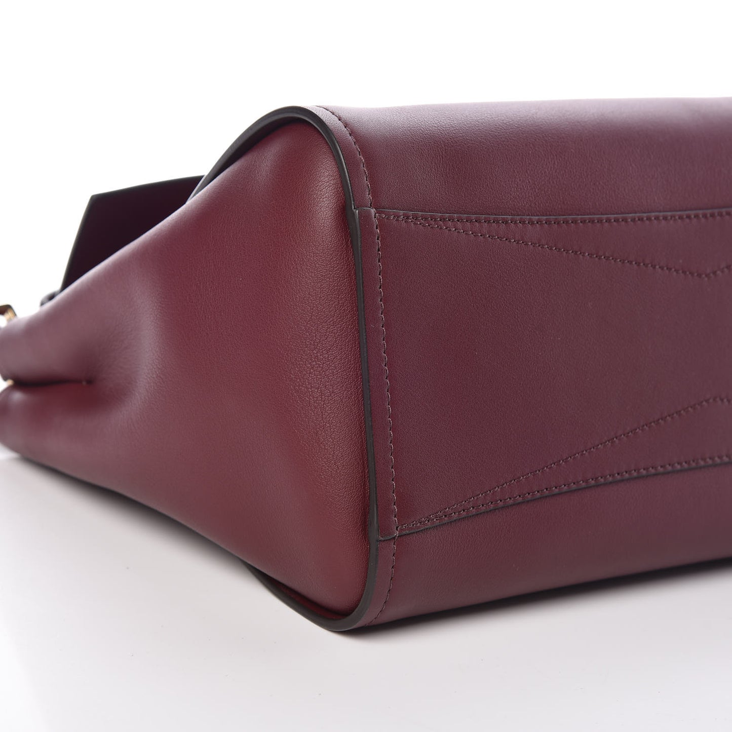 Calfskin Small Mystic Shoulder Bag Eggplant