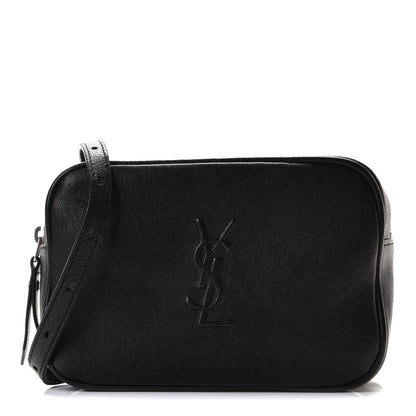 Saint Laurent Lambskin Monogram Lou Belt Bag Black 1 of 11