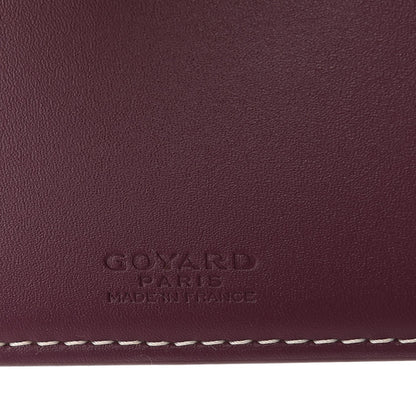 Goyard Goyardine Saint Florentin Bi-Fold Wallet Burgundy 6 of 8