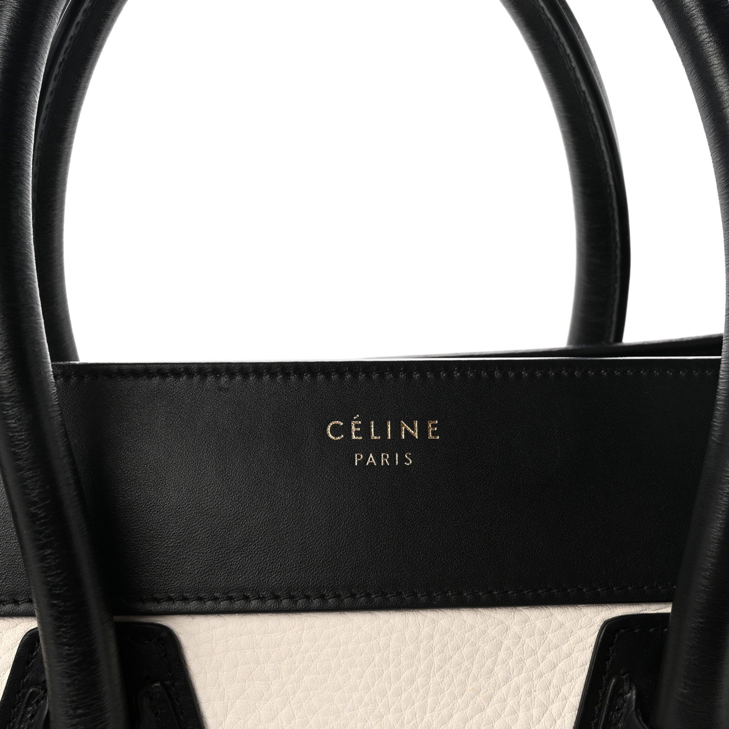 Celine Elephant Calfskin Mini Tri-Color Luggage Optic White Yellow 8 of 10
