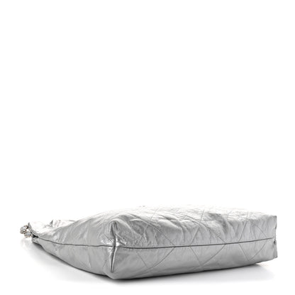 Chanel Metallic Calfskin Quilted Chanel 22 Silver 5 of 11