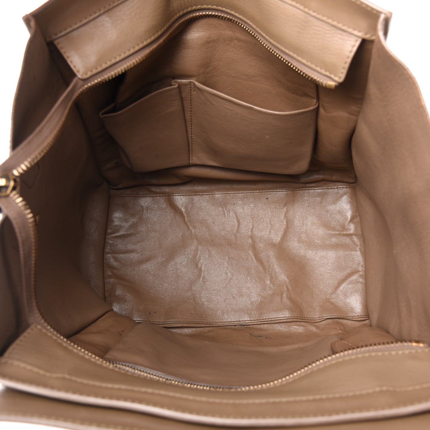 Smooth Calfskin Mini Luggage Camel