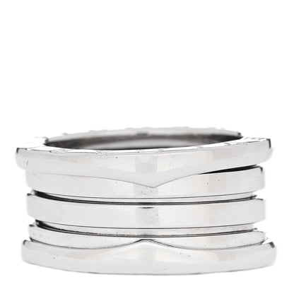 Bulgari 18K White Gold B.Zero1 Three-Band Ring 52 6 1 of 5