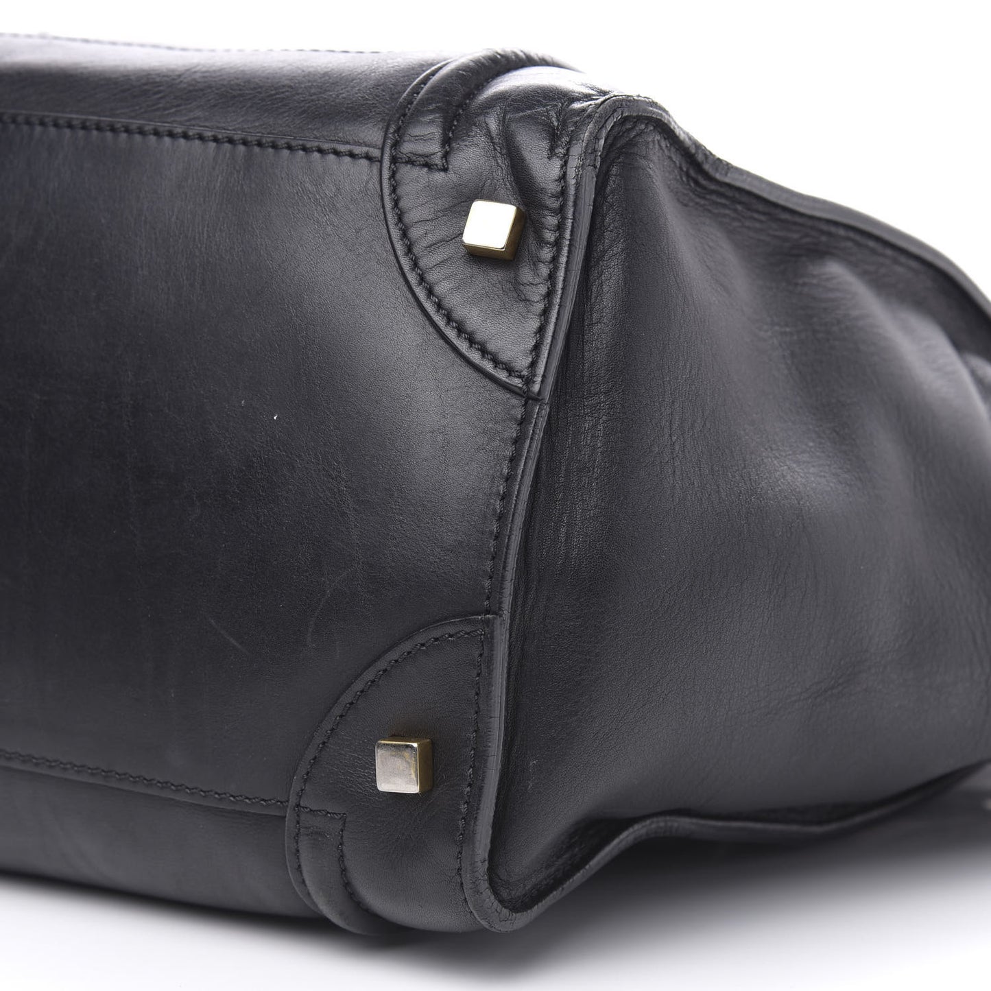 Smooth Calfskin Mini Luggage Black
