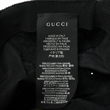 Gucci Gabardine Gucci Headband Baseball Hat 58 Black 9 of 9