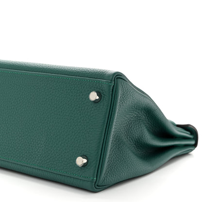 Hermes Togo Kelly Retourne 32 Malachite 10 of 11
