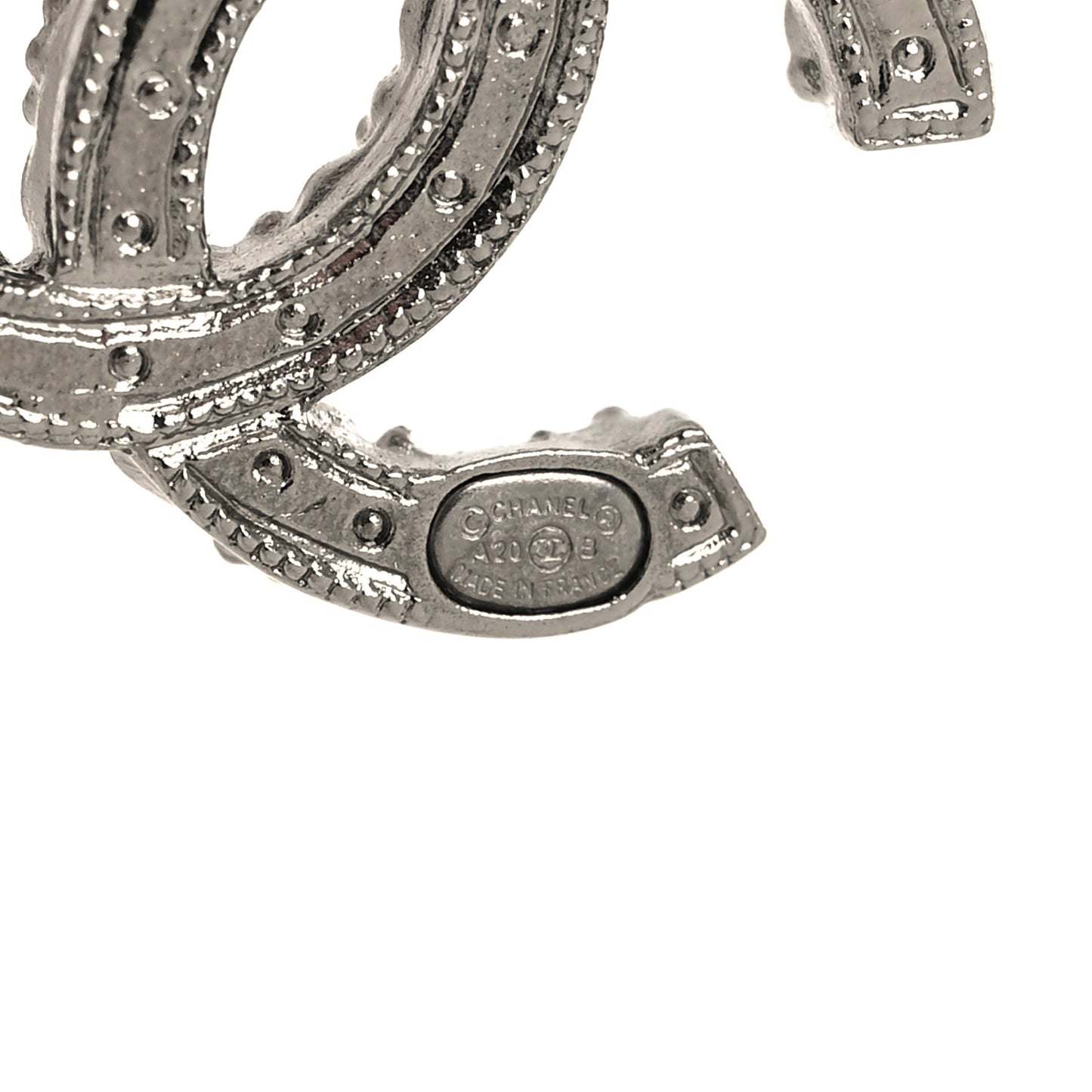 Ruthenium Crystal Pearl Caviar Earrings