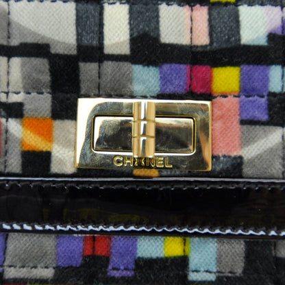 Chanel Patent Velvet Quilted Cubist Flap 5 of 8