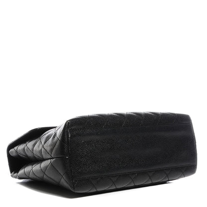 Chanel Caviar Quilted Jumbo Kelly Flap Black 4 of 10