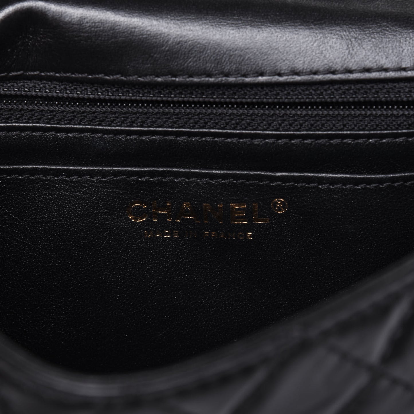 Aged Calfskin Quilted 2.55 Reissue Mini Flap Black