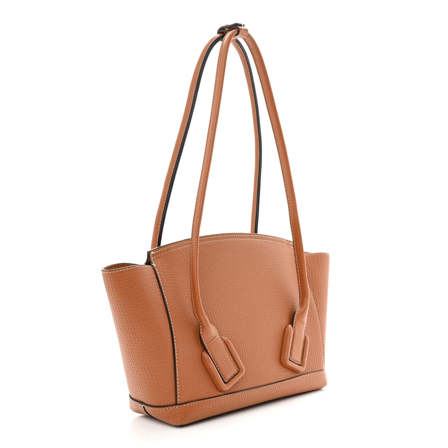 Bottega Veneta Grainy Calfskin Small Arco Wood 3 of 10