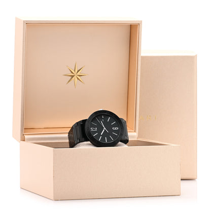 Bulgari Stainless Steel 41mm Automatic Watch Black 5 of 5