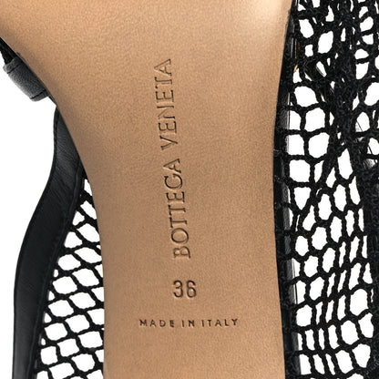 Bottega Veneta Mesh Nappa Chunky Chain Sandals 36 Black 6 of 9