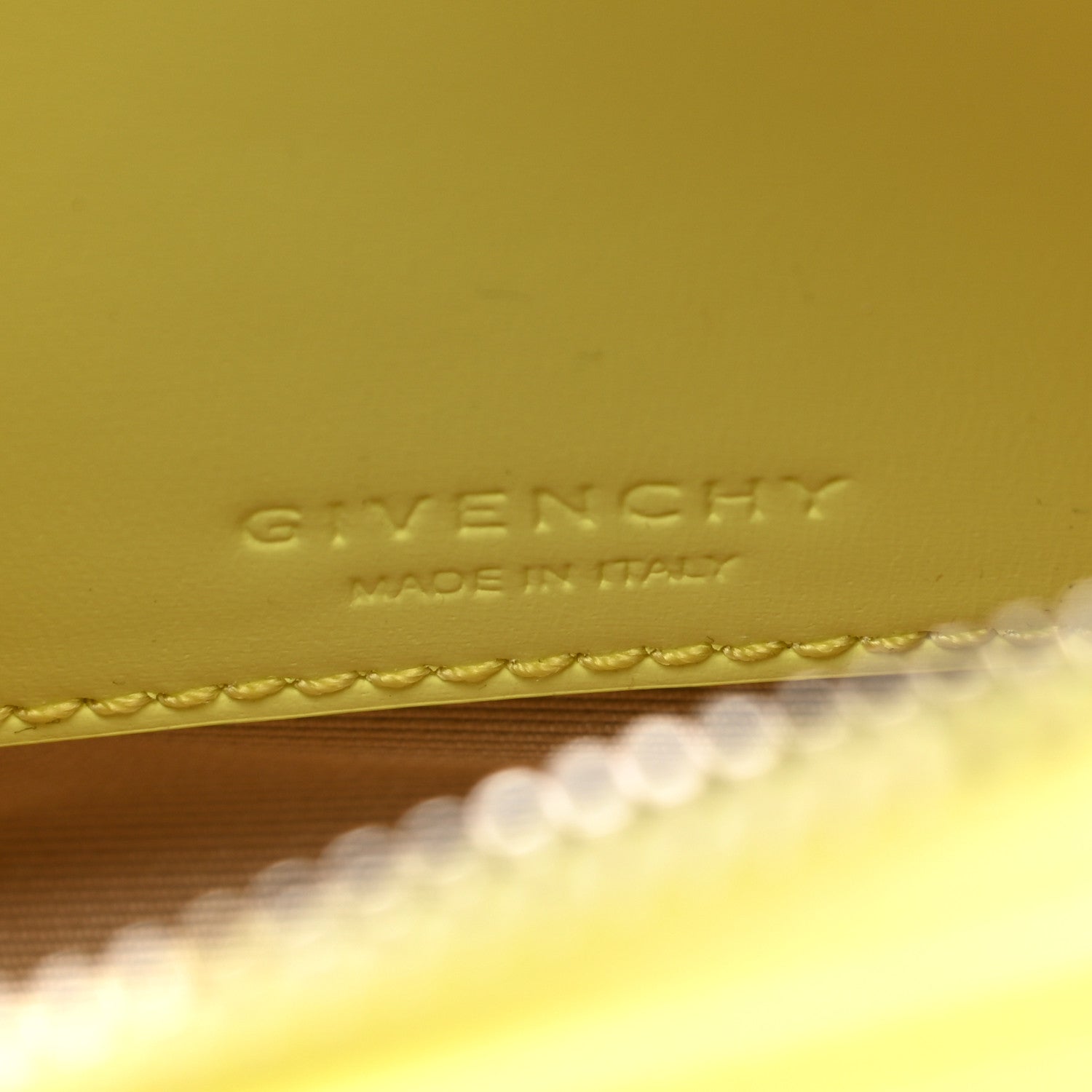 Givenchy Smooth Calfskin Nano Antigona Acid Yellow 6 of 12
