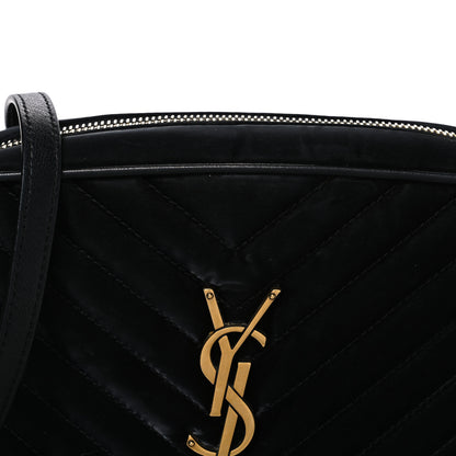 Saint Laurent Nylon Matelasse Monogram Lou Camera Bag Black 8 of 10