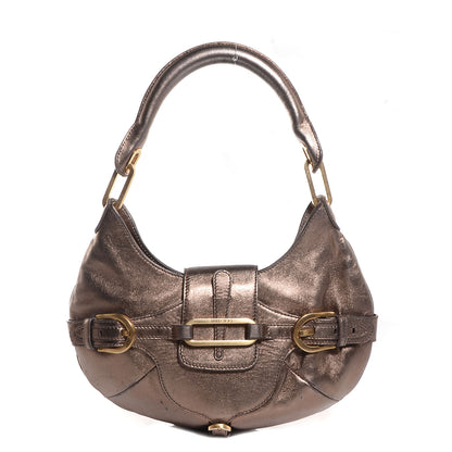 Jimmy Choo Metallic Leather Small Tulita Hobo 1 of 7