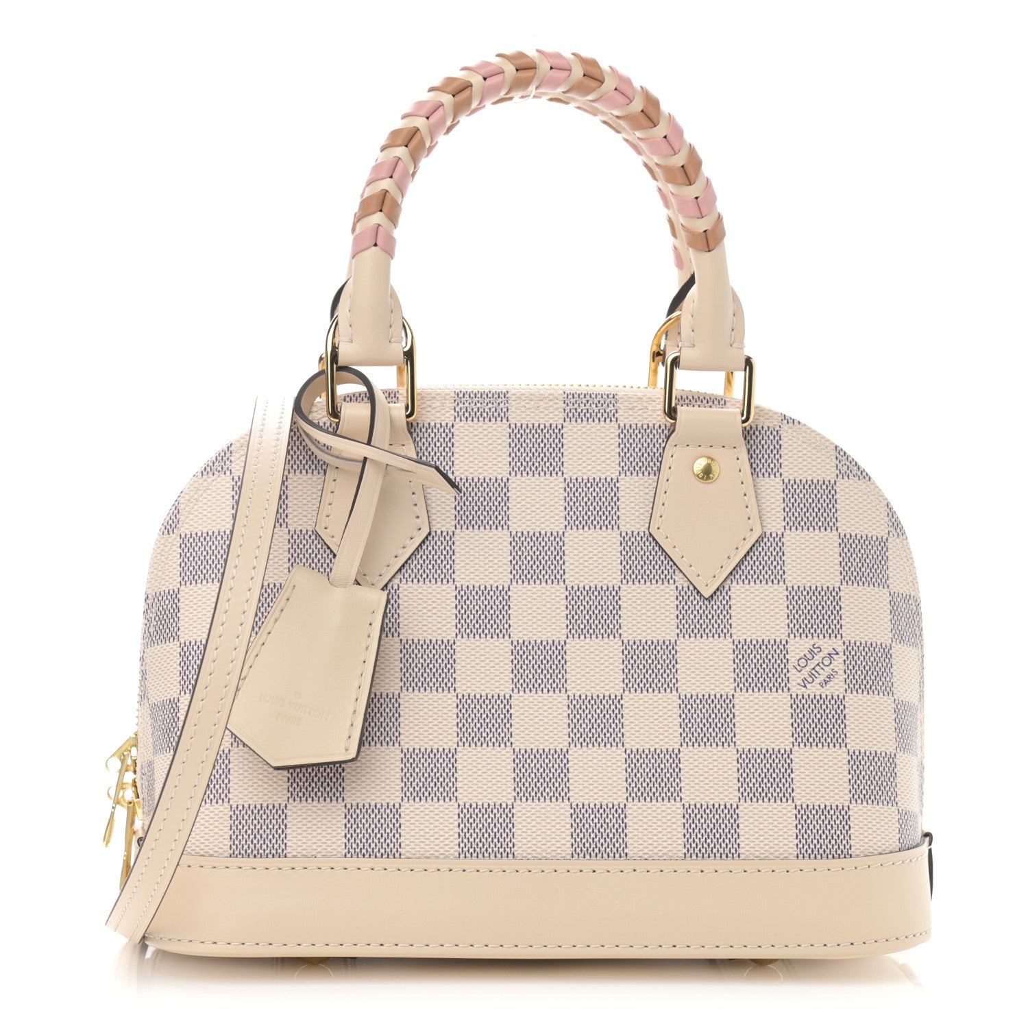 Louis Vuitton Damier Azur Braided Alma BB 1 of 12