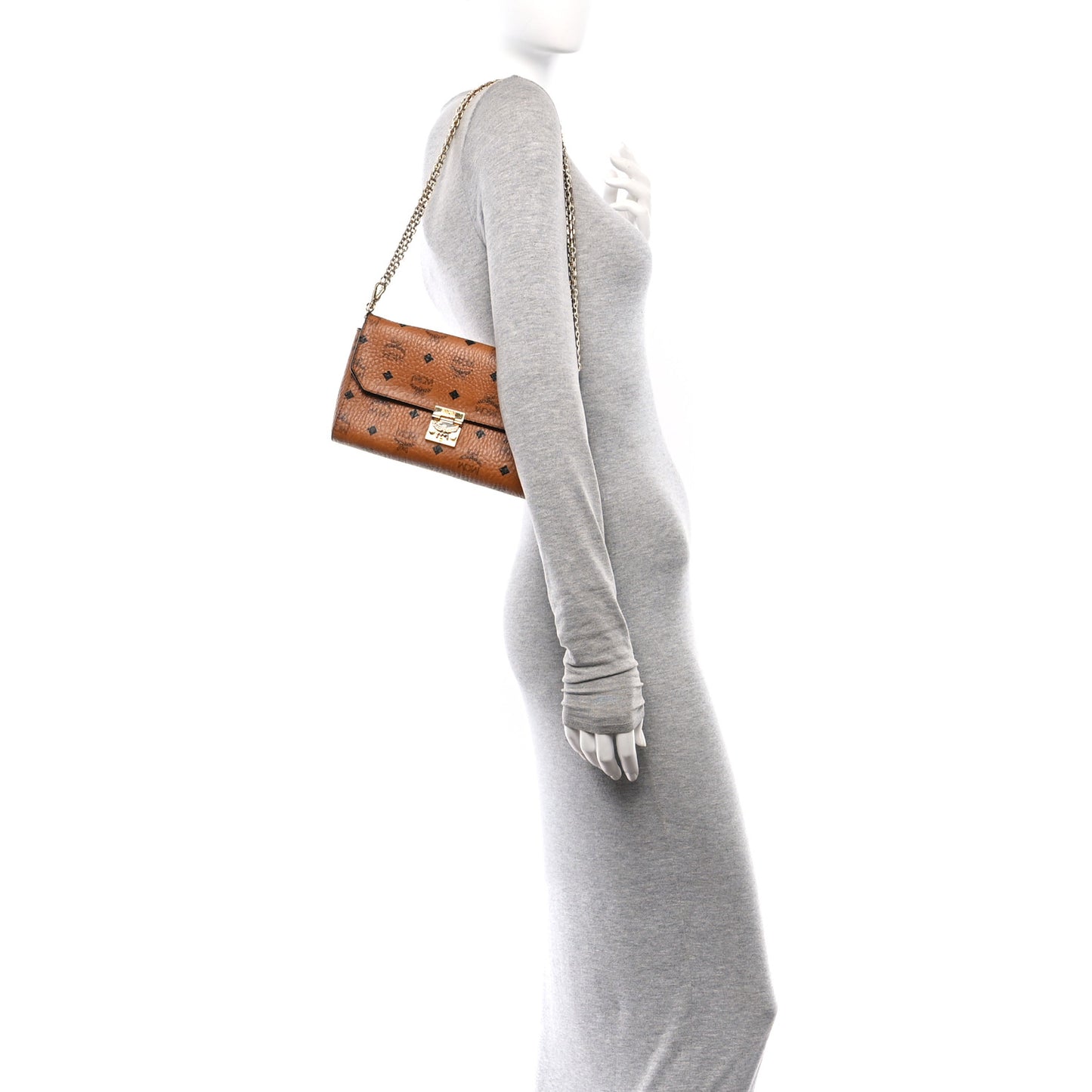 Visetos Small Millie Crossbody Bag Cognac