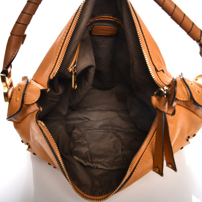 Chloe Calfskin Large Marcie Satchel Brown Sugar 5 of 11