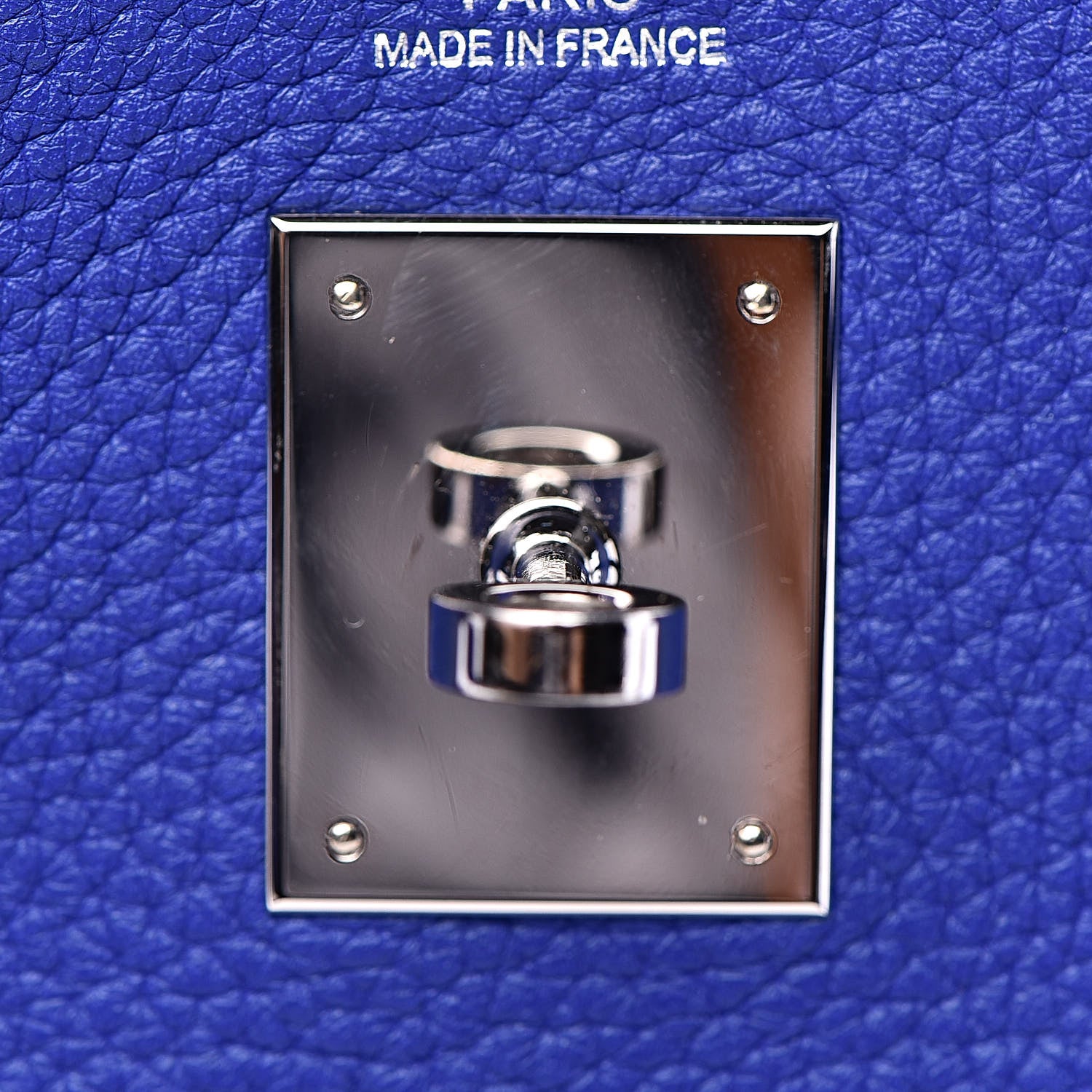 Hermes Togo Kelly Retourne 32 Bleu Electrique 7 of 37