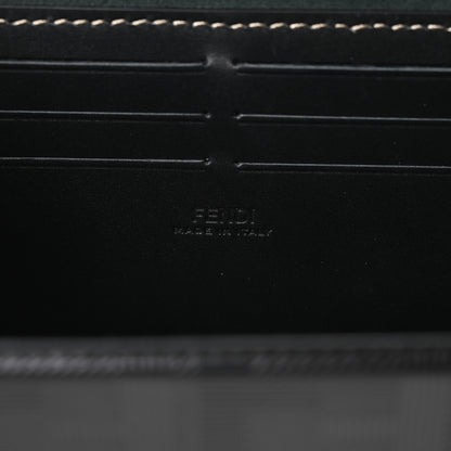Fendi Vitello King FF Lines Embossed Baguette Soft Trunk Black 11 of 19