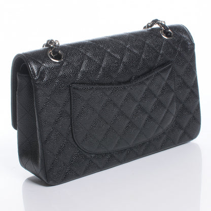 Chanel Caviar Quilted Medium Double Flap Black 3 of 9