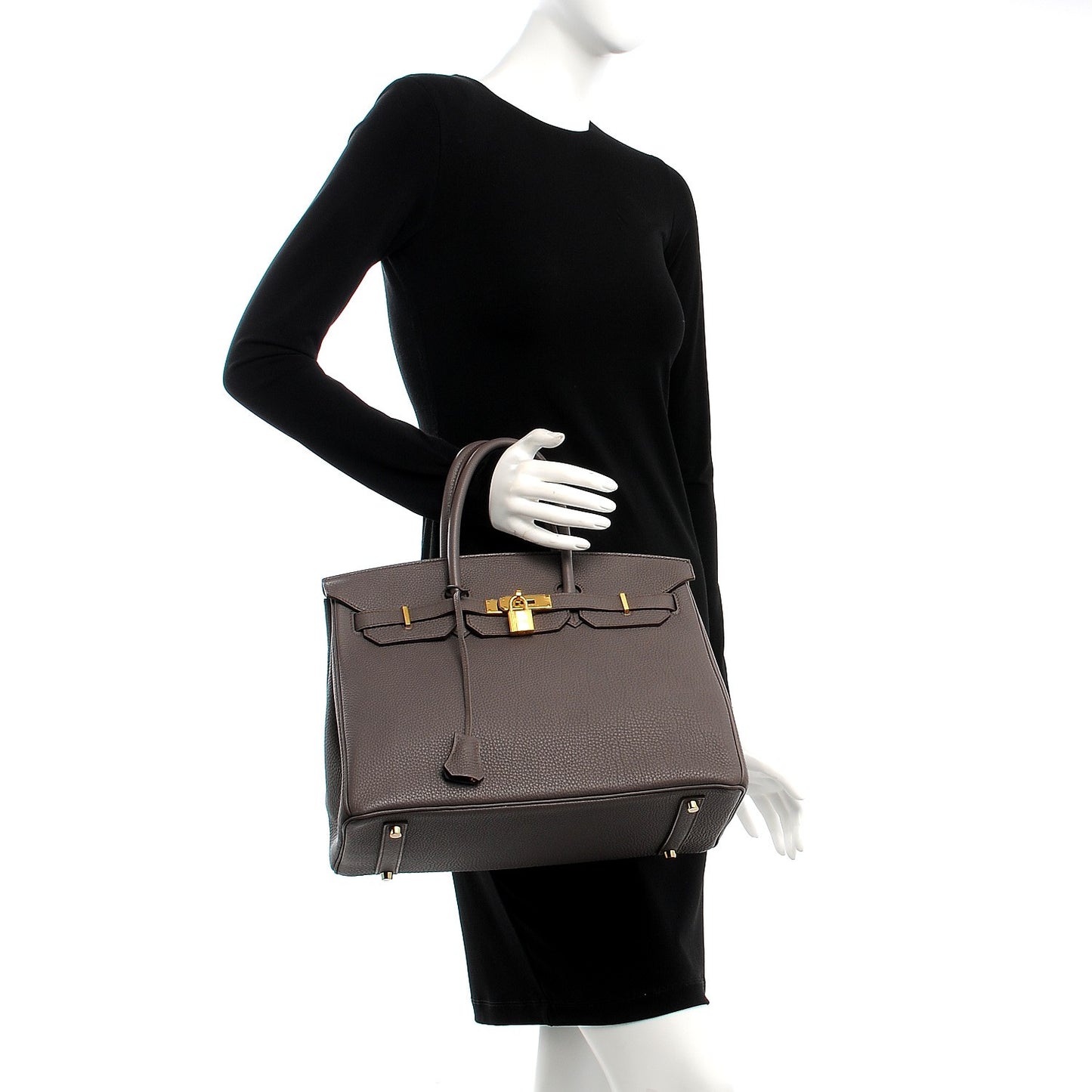 Togo Birkin 35 Etain