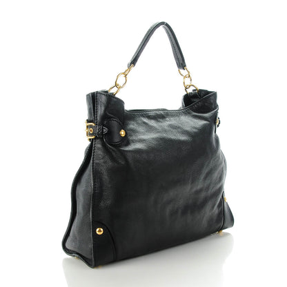 Miu Miu Soft Calf Hobo Nero Black 3 of 7