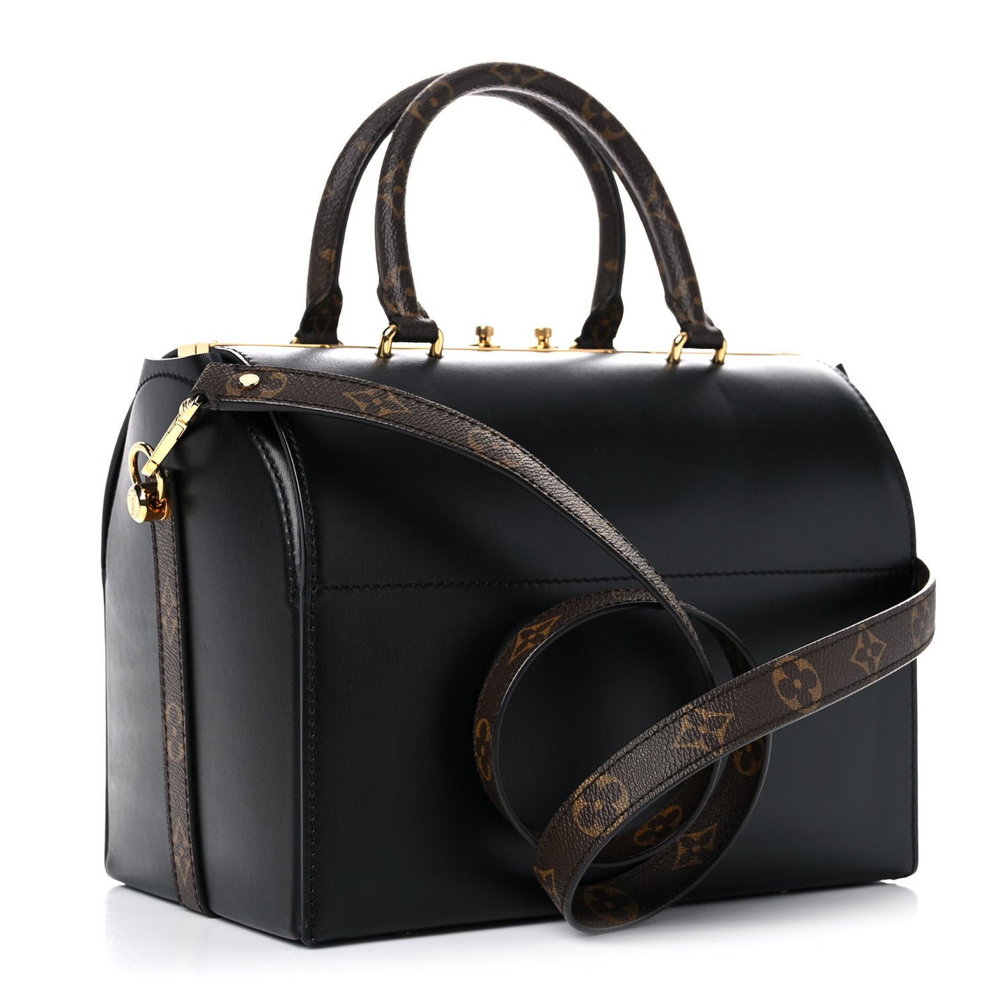 Calfskin Monogram Speedy Doctor 25 Black