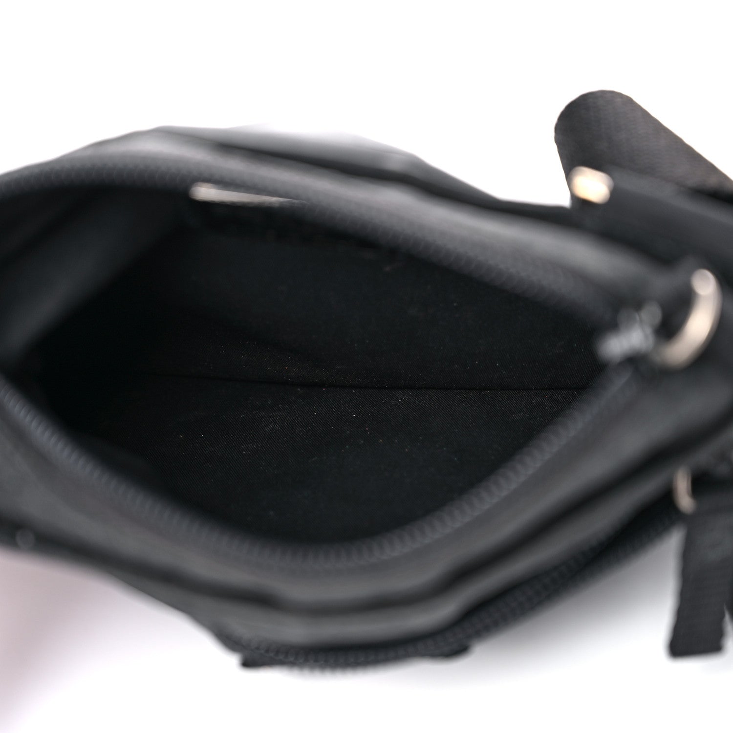 Prada Nylon Vela Flat Messenger Bag Black 5 of 21