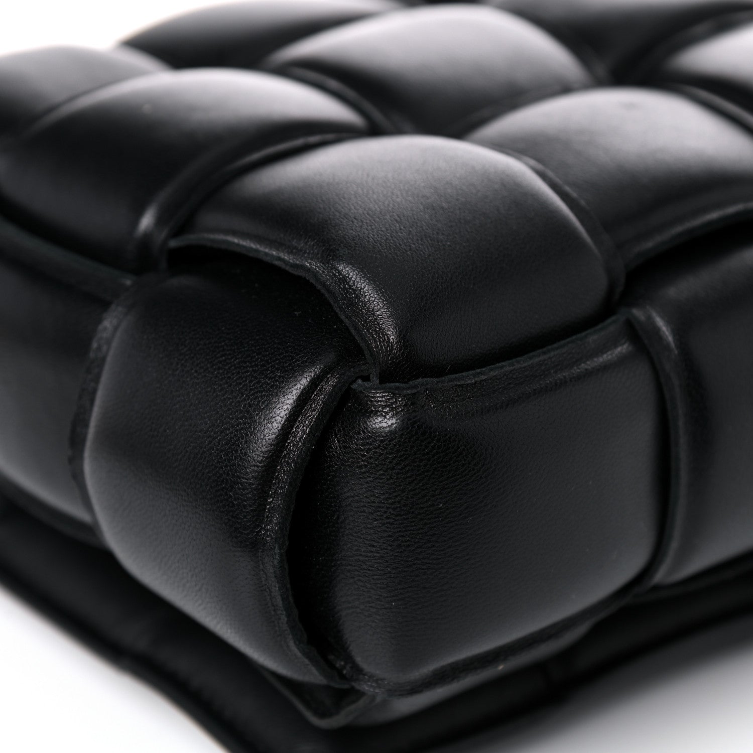 Bottega Veneta Nappa Maxi Intreccio Padded Cassette Crossbody Bag Black 10 of 18