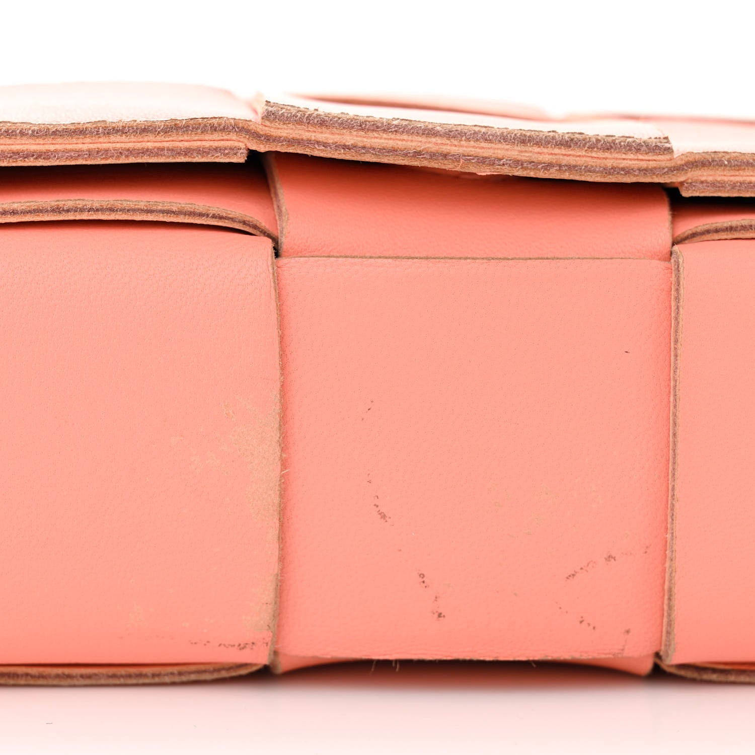 Bottega Veneta Nappa Maxi Intreccio Cassette Bag Peach 13 of 13