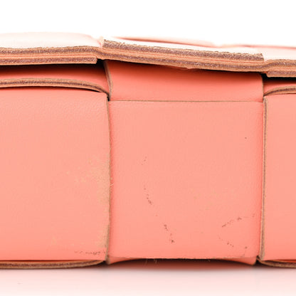 Bottega Veneta Nappa Maxi Intreccio Cassette Bag Peach 13 of 13