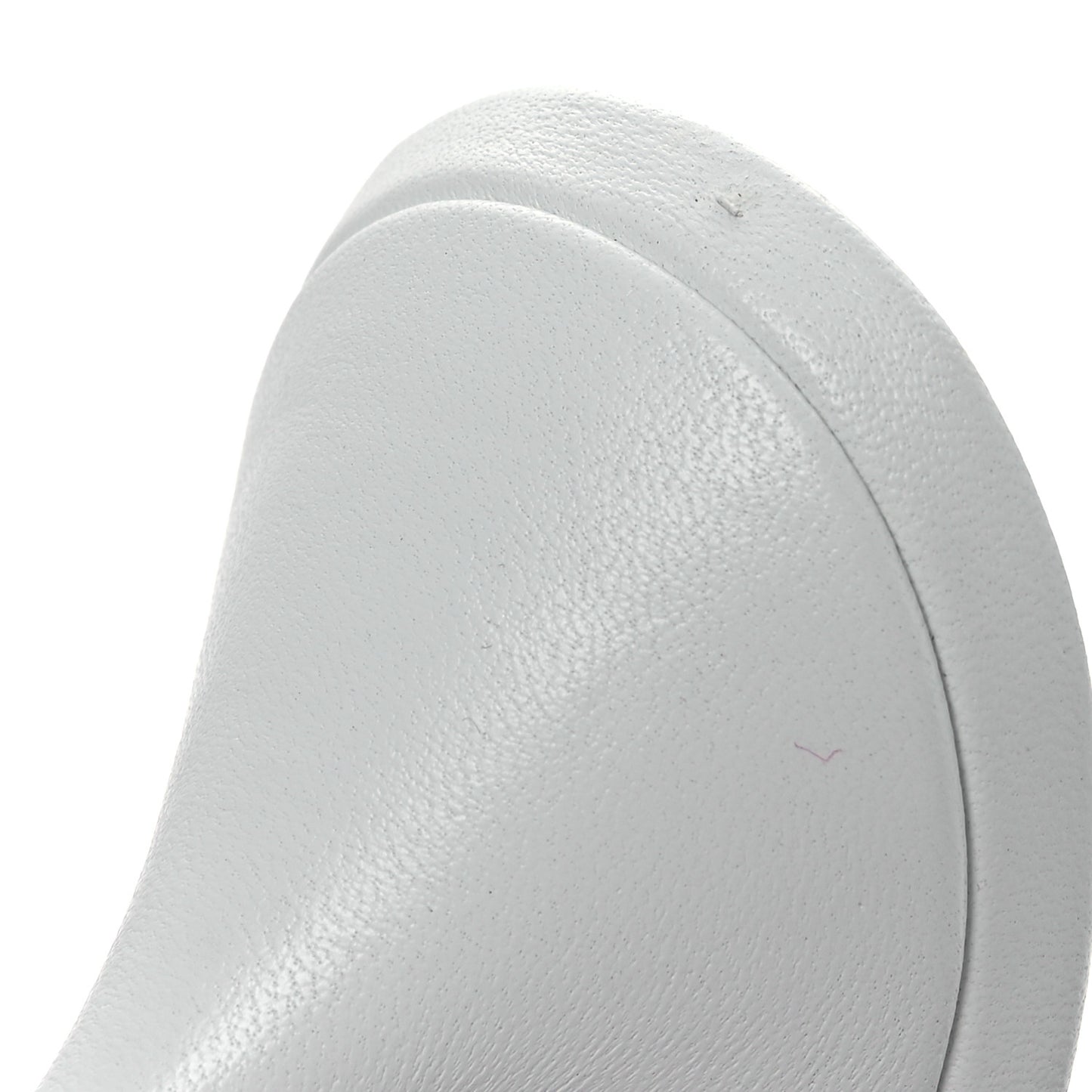 Smooth Nappa Drapy 80mm Sandals 38 White