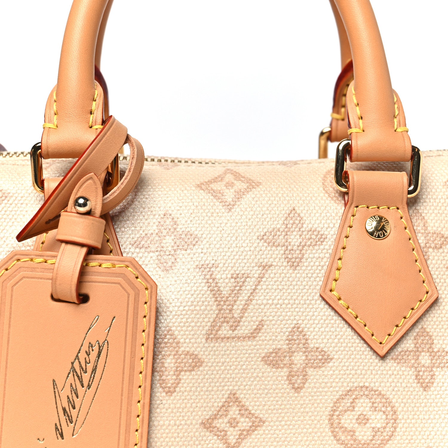 Louis Vuitton Monogram Origine Lin Speedy Bandouliere 20 Linen 6 of 8