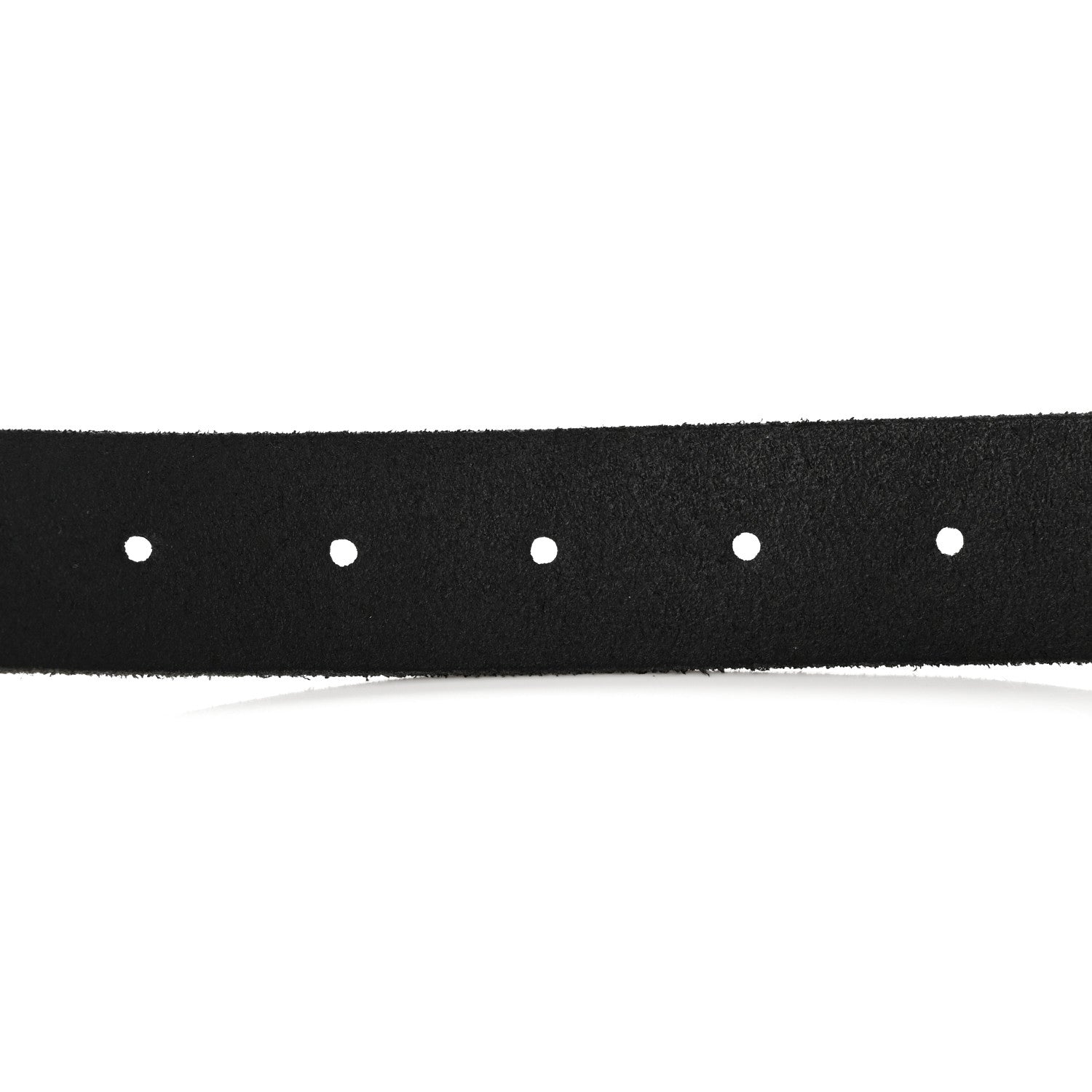Gucci Cuoio Toscano Nickel Double G 30mm Belt 80 32 Black 4 of 5
