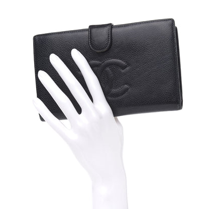 Chanel Caviar Timeless CC French Wallet Black 2 of 14