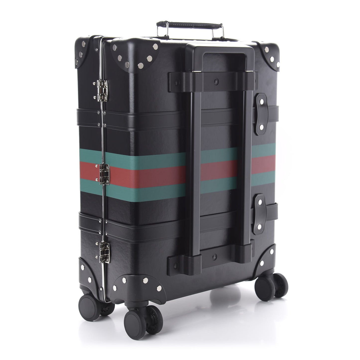 Calfskin Web Globe-Trotter Carry-On Black