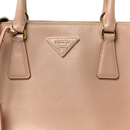 Prada Saffiano Small Galleria Double Zip Tote Cammeo 10 of 16