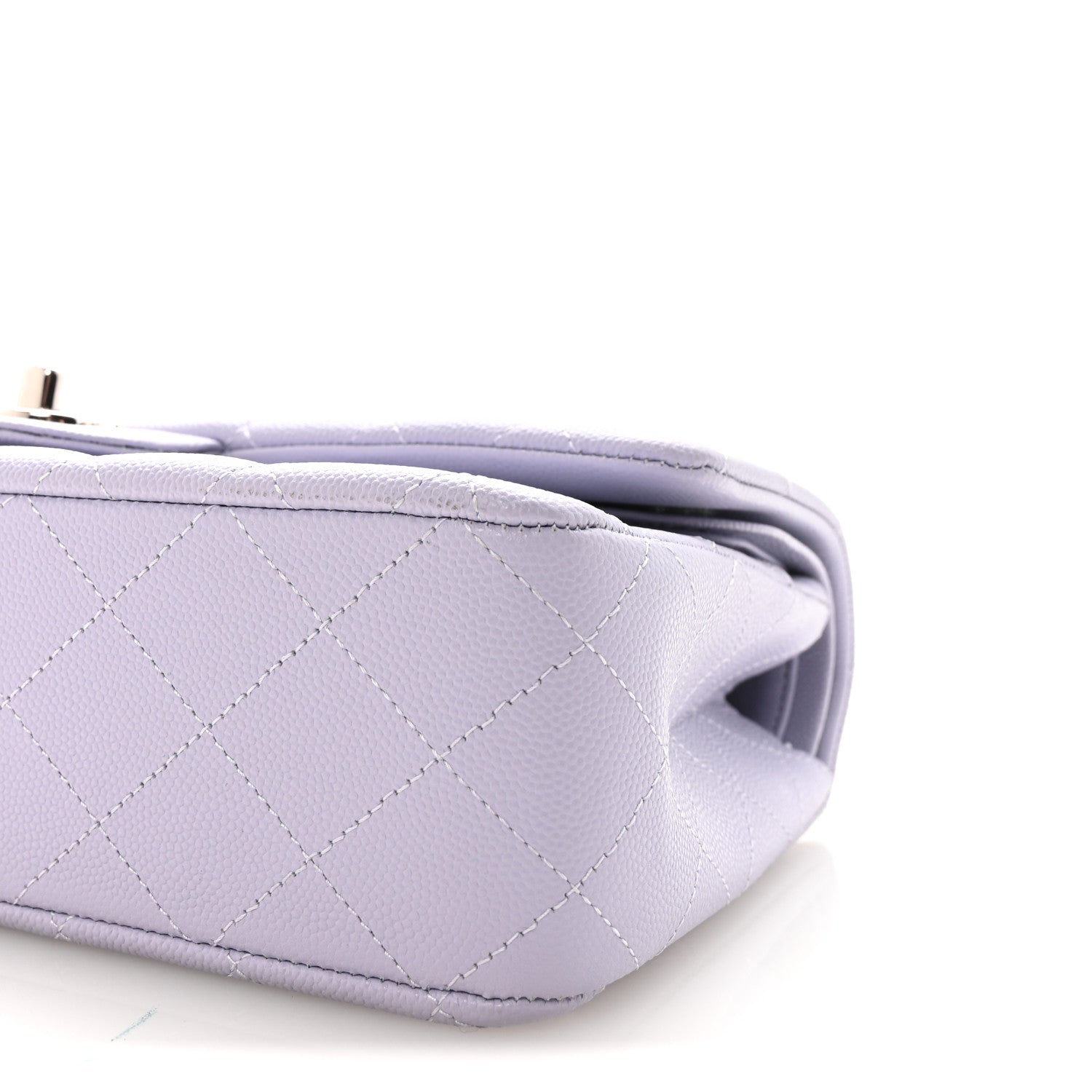Chanel Caviar Quilted Medium Double Flap Light Purple 10 of 10