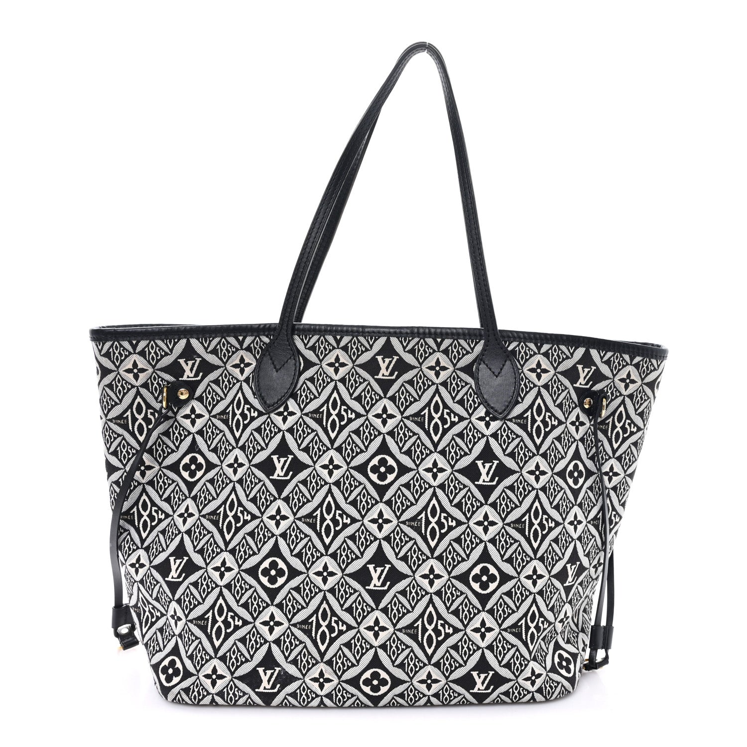 Louis Vuitton Jacquard Since 1854 Neverfull MM Grey 1 of 11
