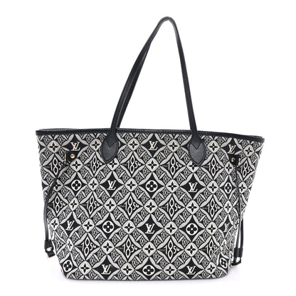 Louis Vuitton Jacquard Since 1854 Neverfull MM Grey 1 of 11