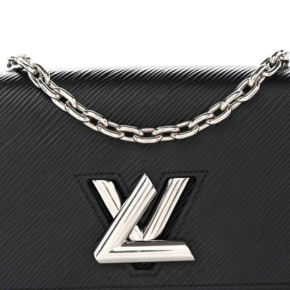 Louis Vuitton Epi Twist Chain Wallet Black 7 of 10