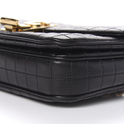 Celine Calfskin Quilted Small C Bag Black 7 of 9