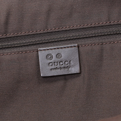 Gucci Monogram Denim Large Tote Brown 5 of 7
