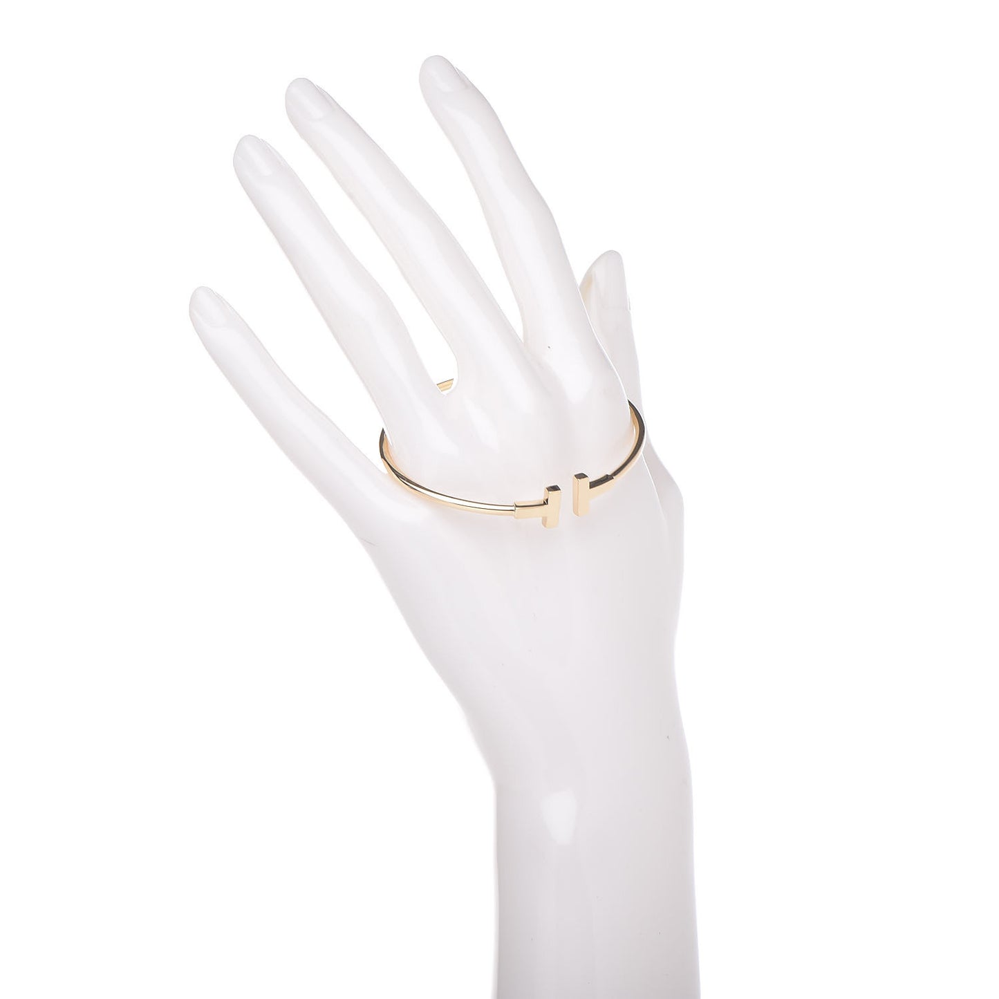 18K Yellow Gold T Wire Bracelet