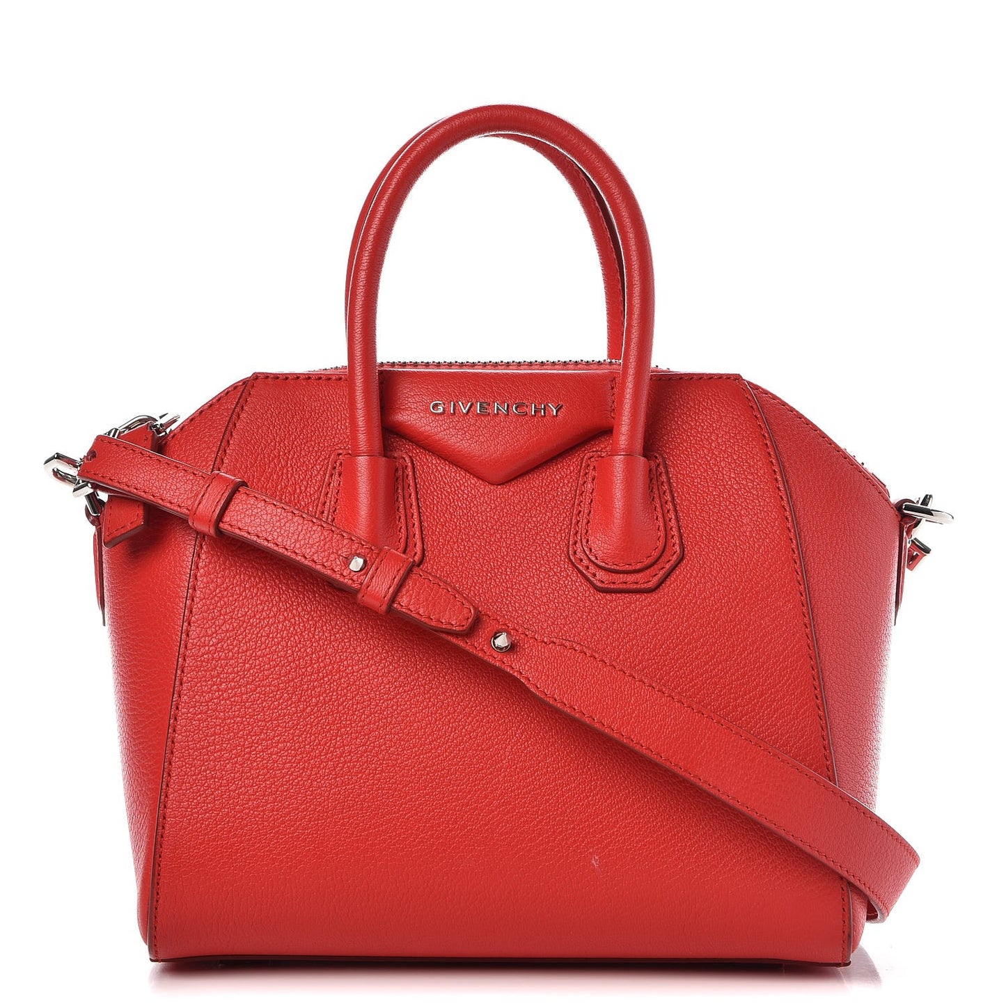 Sugar Goatskin Mini Antigona Red