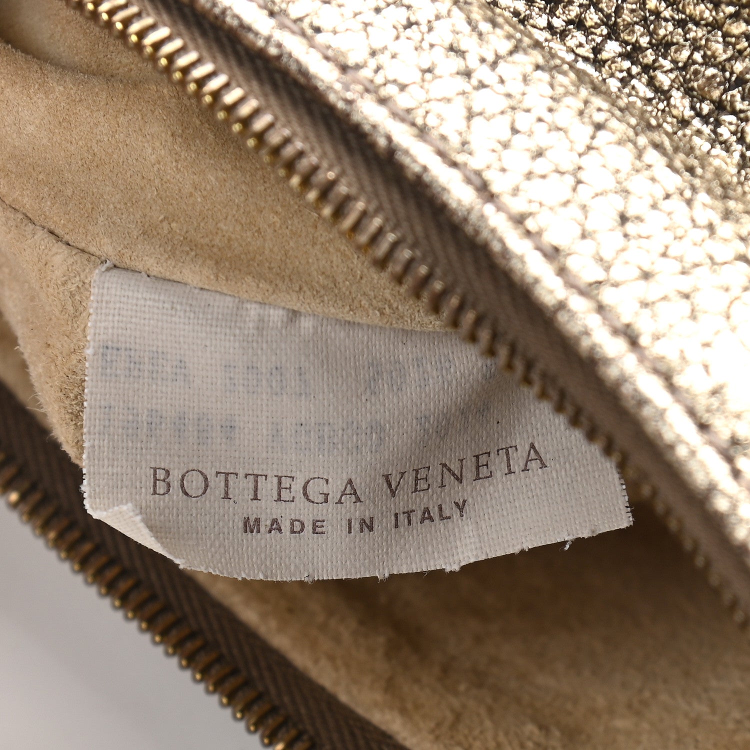 Bottega Veneta Metallic Cervo Illusion Crossbody Bronze 7 of 9