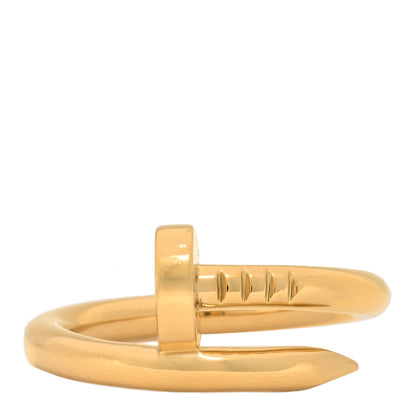 Cartier 18K Yellow Gold Juste Un Clou Ring 54 6.75 1 of 3