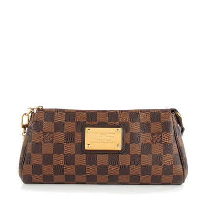 Louis Vuitton Damier Ebene Eva Clutch 1 of 8